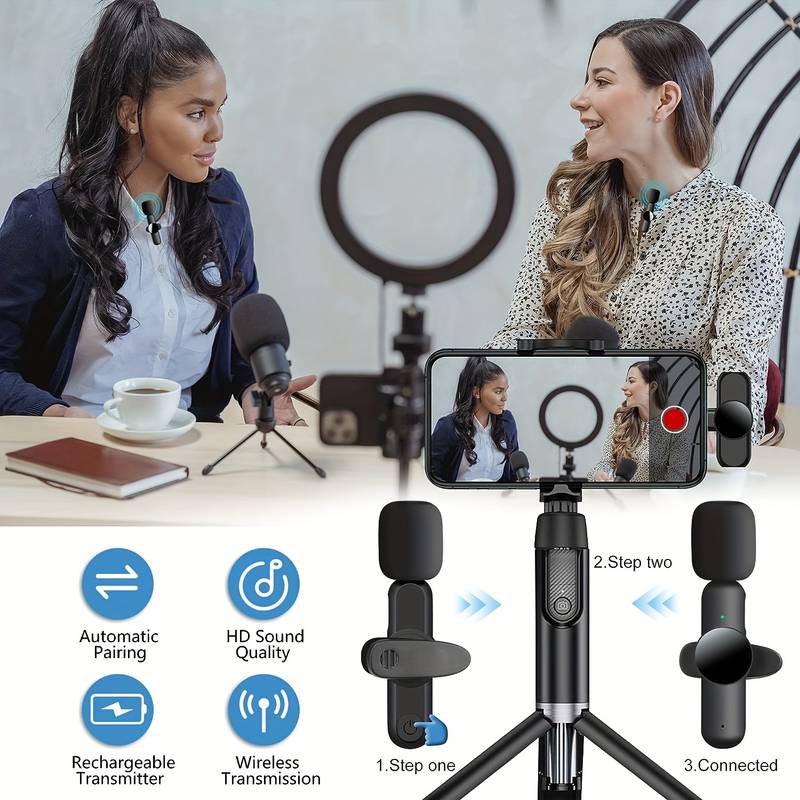 MINI MICROFONO LAVALIER (MICROFONO A CRAVATTA) PER SMARTPHONE