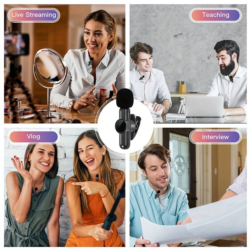 MINI MICROFONO LAVALIER (MICROFONO A CRAVATTA) PER SMARTPHONE